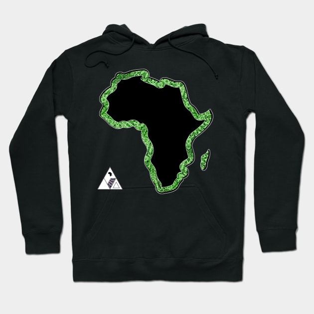 FABRIC AFRICAN COASTLINE by AfreeKA -2 Hoodie by DREAM SIGNED Collection